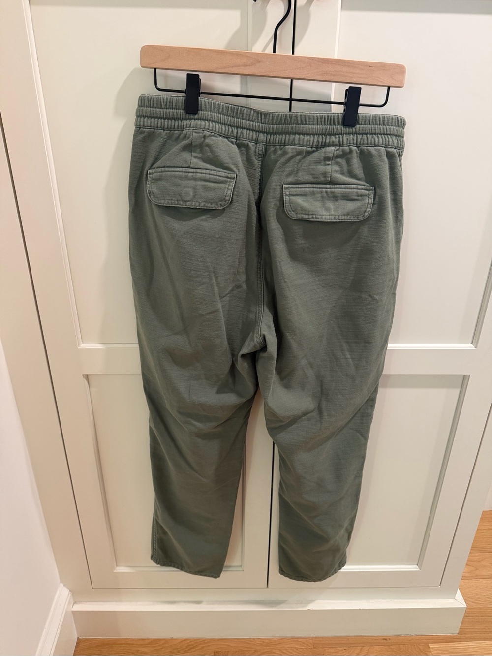 J. Crew Tie Waist Camp Pant (olive) - Picture 3 of 5